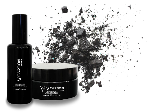 V Carbon peeling